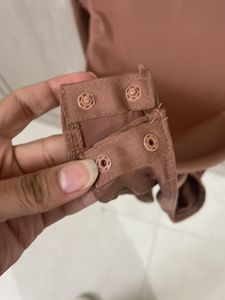 H&amp;M Brown Long Sleeve Bodysuit