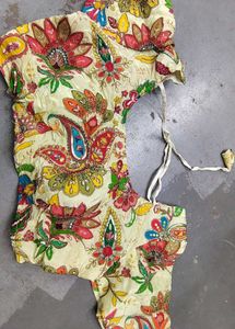 Embroidered Blouse - Traditional Indian Style