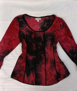 Boho Paisley Print Tunic Top