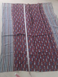 Dupatta combo of 2  - Navy blue and brown / pink