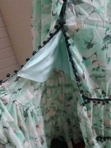 🎀DREAMY MINT FLORAL LONG FROCK 🌸✨