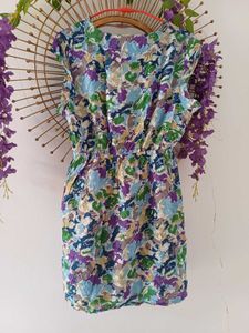 Boho Chic Floral Print Dress with pocket