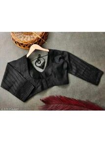 Elegant Black Readymade Blouse