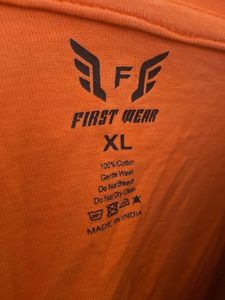 Orange "Good Morning" Pajama Set