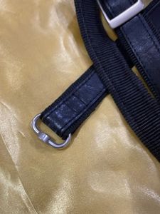 Classic Black Leather Shoulder Bag