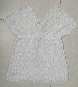 White Lace Cover-Up