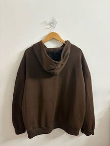 Brown New York Zip-Up Hoodie