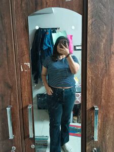 Striped Crew Neck T-Shirt