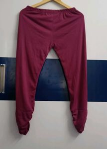 Comfortable Burgundy Leggings