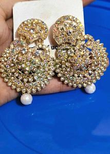 Stunning Gold Jhumka Earrings