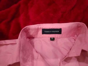 Tommy Hilfiger Pink Button-Up Shirt