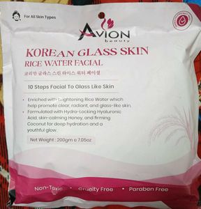 Avion Beauty Korean Glass Skin Rice Water Facial