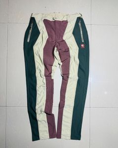 Retro Color Block Ski Pants