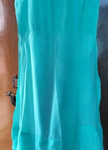 Beautiful Blue Floral Gown