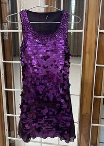 Sparkly Purple Party Dress