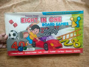 Eight In One Board Games Fun Pack