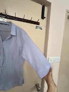 Cinched waist Button-Down Shirt - westside