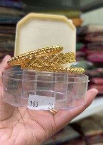 Elegant City Gold Bangles Set