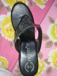 Sparkly Wedge Sandals