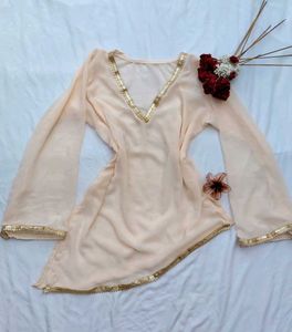 Y2k corset asymmetrical kurti🫶