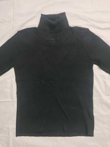 Classic Black Turtleneck Sweater