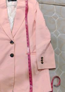 Women's Peach Zara Blazer