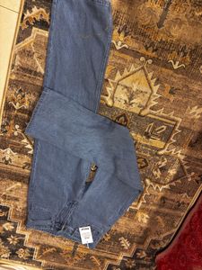 Denim blue jeans