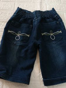 Classic Blue Denim Shorts