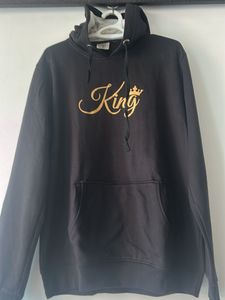 Black "King" Graphic Hoodie XL-XXL