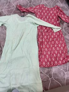 Ethnic Kurtas -set Of Two Kurta