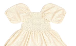 Cream Lace Puff Sleeve Top