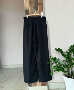 Black Combo Of  Straight Legged Trousers