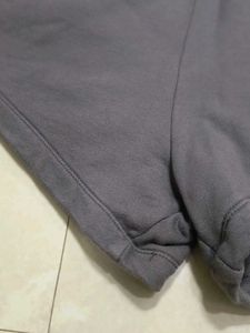 Boot cut Grey Sweat Shorts
