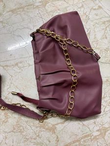 Stylish Purple Shoulder Bag
