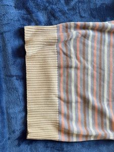 Striped Turtleneck Sweater