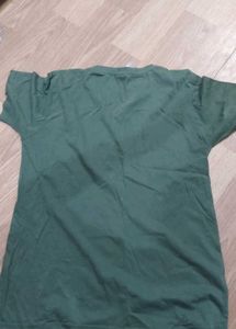 Green 'Less Is More' Graphic T-Shirt