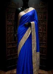 beautifull blue saree