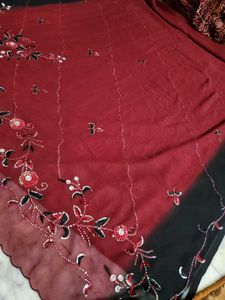 orignal embroidery handwork saree