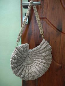 Chic Crochet Hobo Shell Bag