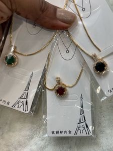 Elegant Gemstone Pendant Necklace