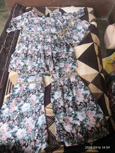 Floral Kurta and Palazzo Set