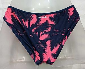 Pink &amp; Navy Palm⭐ Tree Bikini Bottoms