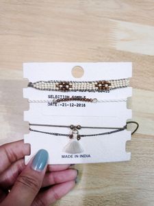 Leather Thread Bracelet For Girls