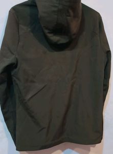 Stylish Khaki Bomber Jacket with Hood