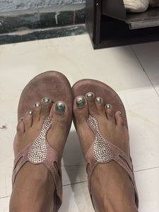 Cute Craze Rhinestone Thong Sandals