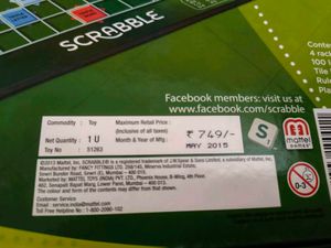 Scrabble New version Game