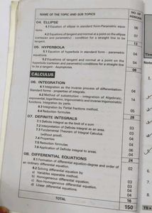 Mathematics IIB - Intermediate Textbook Test pa