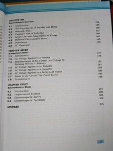 physics part 1 and 2 textbooks for second PUC