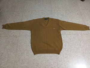 Vintage Brown V-Neck Sweater
