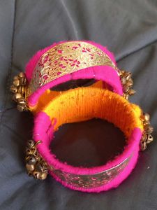 Bohemian Leaf &amp; hand made bangle